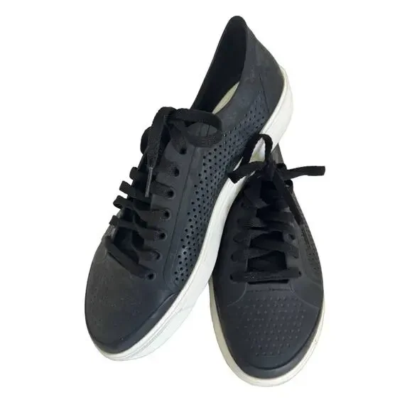 CROCS Shoes Crocs Mens Citilane Roka Court Black Sneakers Sz